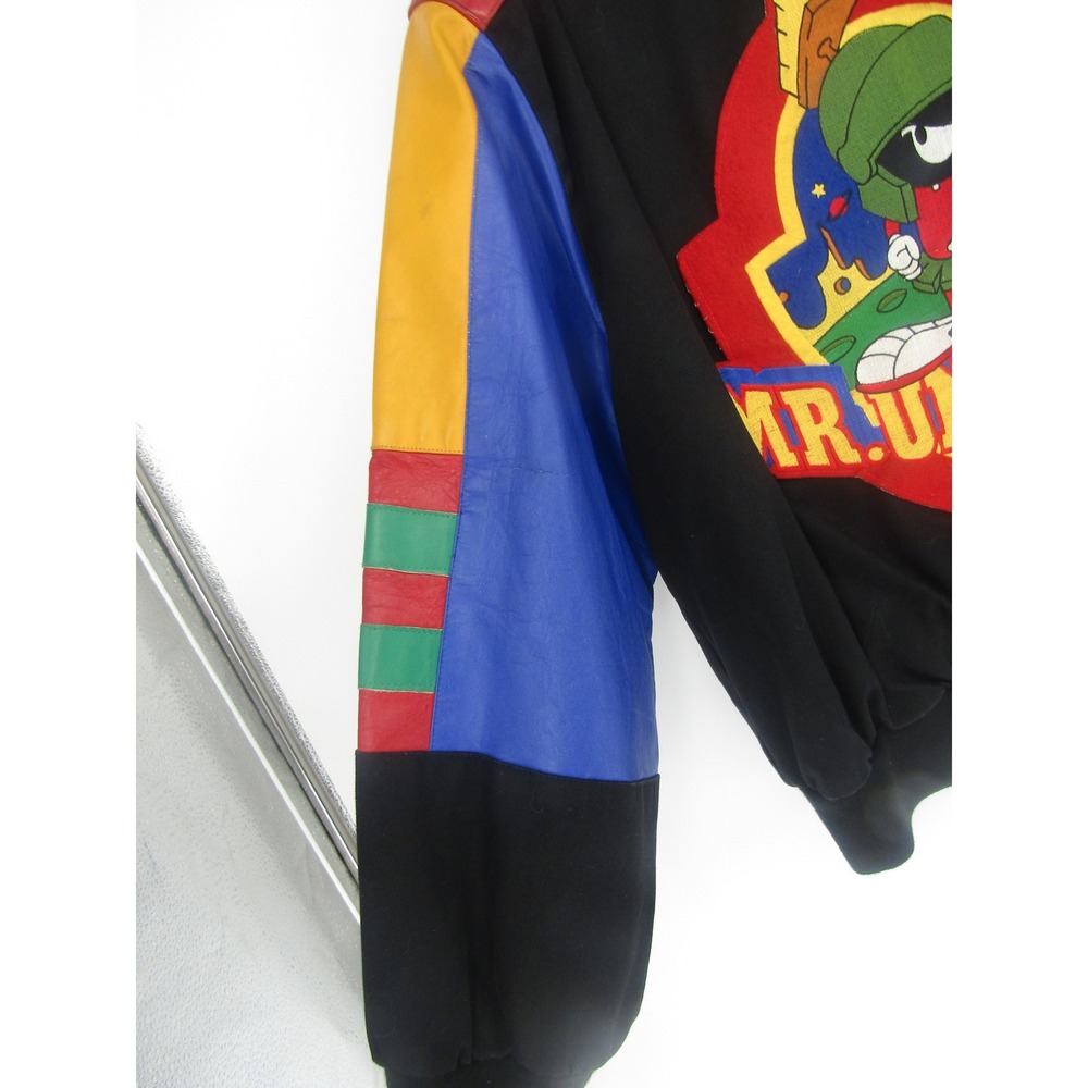 Marvin the Martian Varsity Jacket Sz. L Retro Looney Tunes Streetwear Hip Hop - Picture 9 of 16